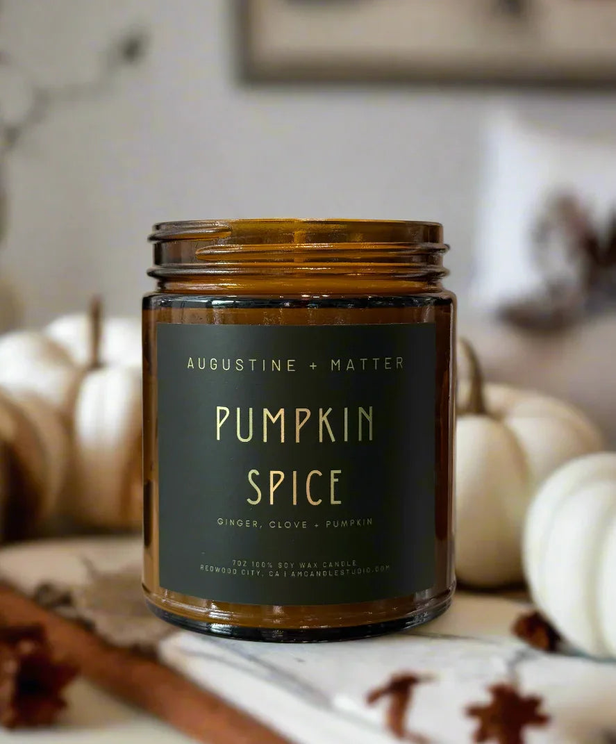 Pumpkin Spice - 7oz Soy Candle Augustine + Matter Candle Studio LLC