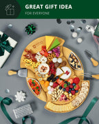 Cheese Board Set, Round Royal Craft Wood