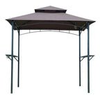 8-Ft x 5-Ft Steel Frame Outdoor Grill Gazebo with Vented Canopy