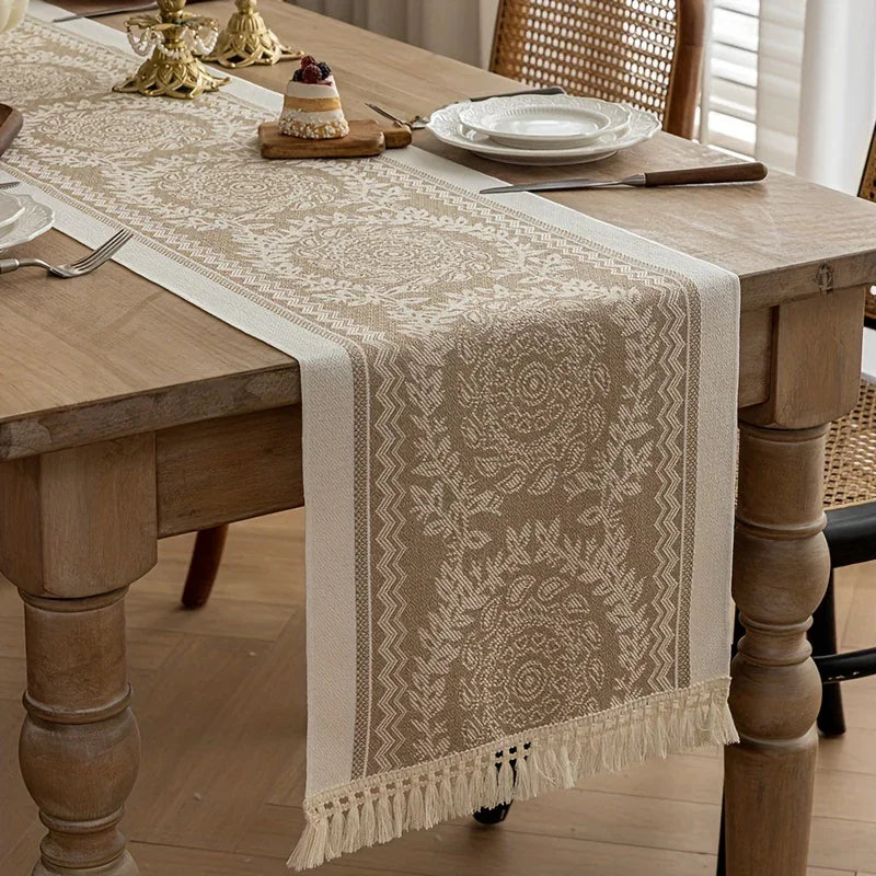 Table Runner - Waterproof Polyester Floral
