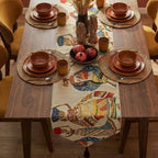 DaDa Bedding Dancing Women African Dreams Elegant Woven Tapestry Dining Table Runner (18117)