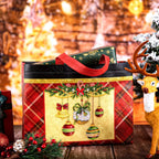 8/16pcs Festive Christmas Gift Bags with Handles - Foldable, Multi-Use Woven Fabric Totes for Gift Packaging, Shopping, and Party Supplies, Red & White Plaid Design, Perfect for Holiday Presents, Gift Bags for Gifts, Gift Pac House Of Avana