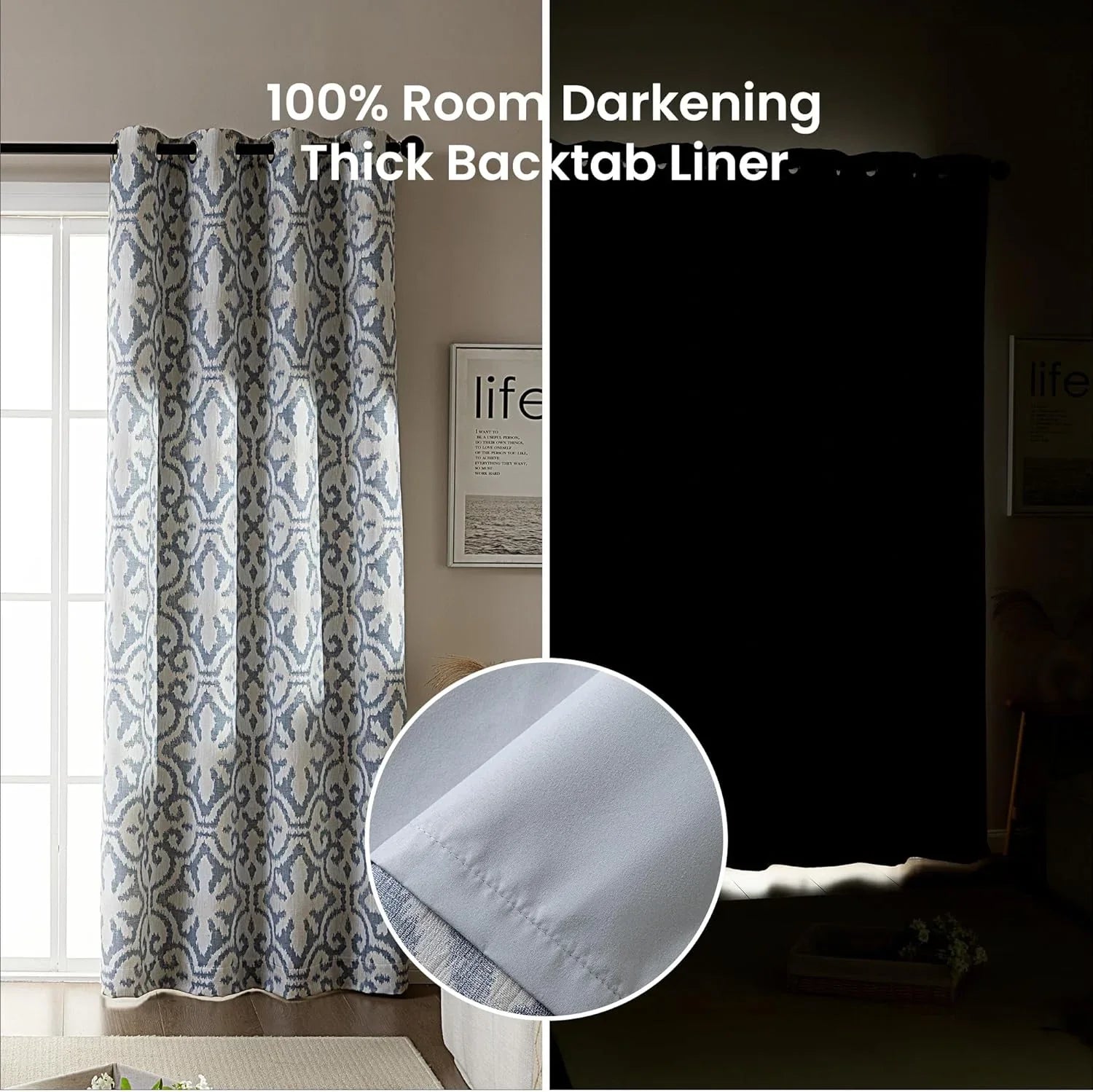 Blackout Curtains for Bedroom and Living Room Sleep Zone