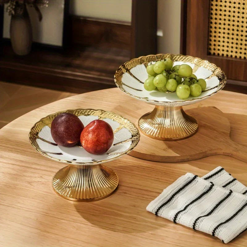 Ceramic Tray - Decorative Ceramic White