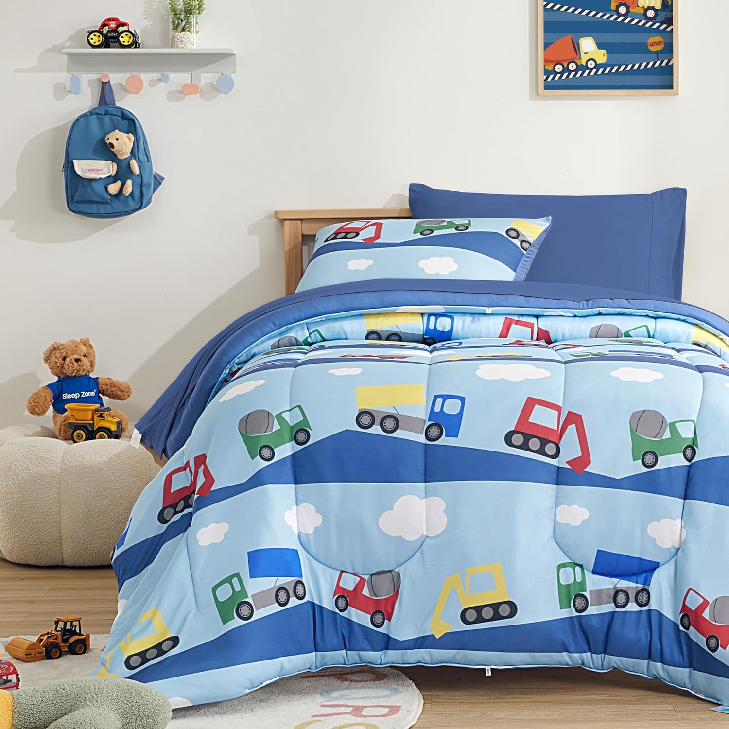 Premium Jersey Knit Kids Comforter Set