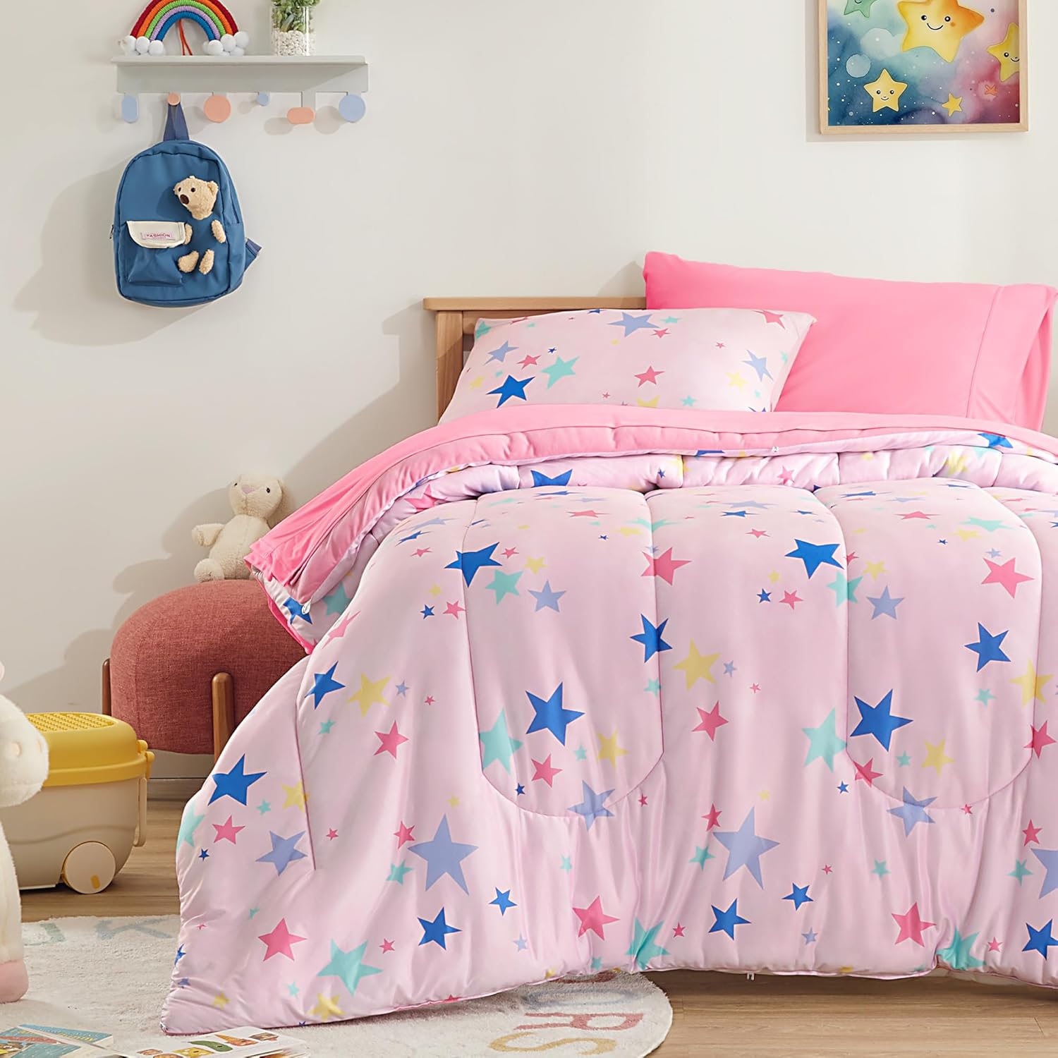 Premium Jersey Knit Kids Comforter Set