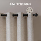 Semi-Blackout Curtains for Bedroom and Living Room Sleep Zone