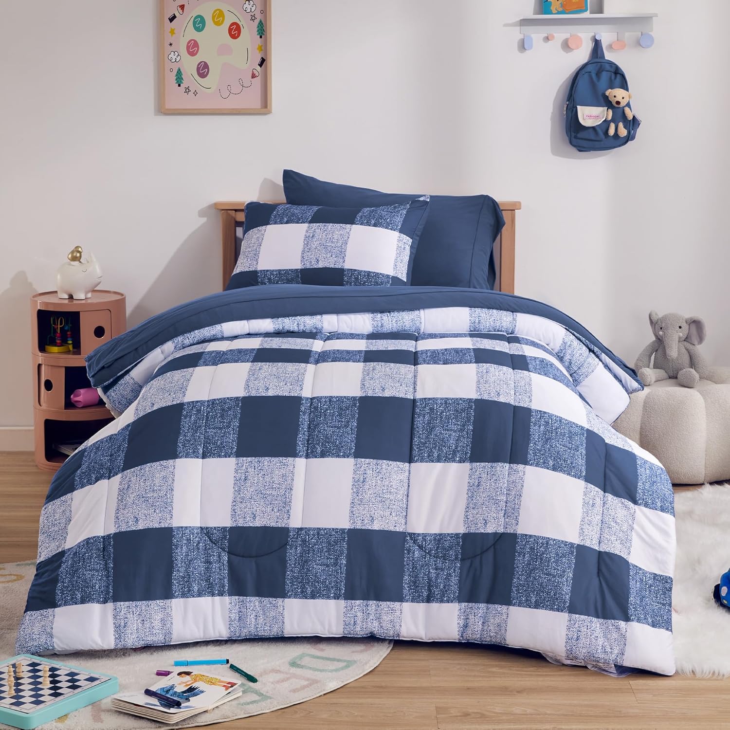 Kids Jersey Knit Comforter Set - Includes Sheets & Pillowcases