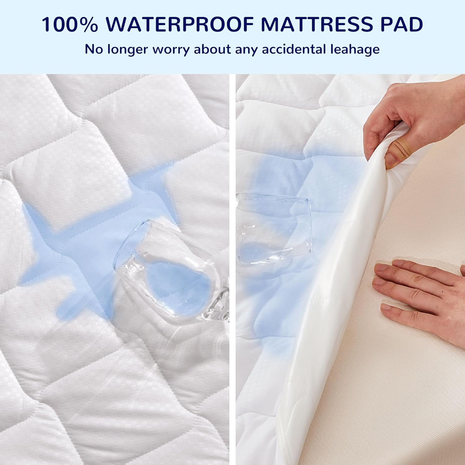 Waterproof Crib Mattress Pad Toddler Mattress Protector