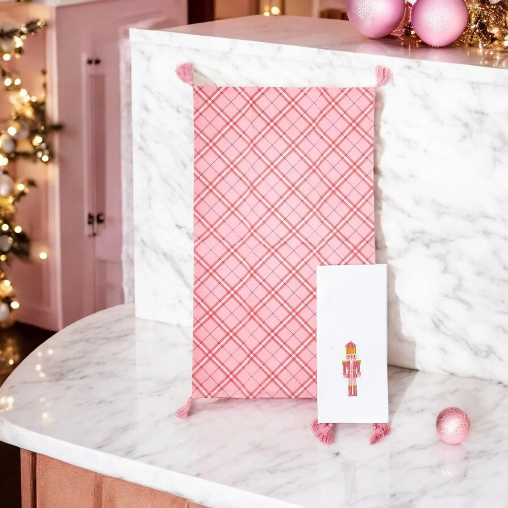 Nutcracker Tea Towel Pink Gia Roma