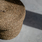 830 - Seagrass Basket with lid Porto Boutique