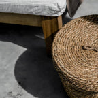 830 - Seagrass Basket with lid Porto Boutique