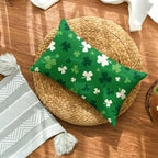 Throw Pillow - Shamrock Green Polyester 12x20 inch