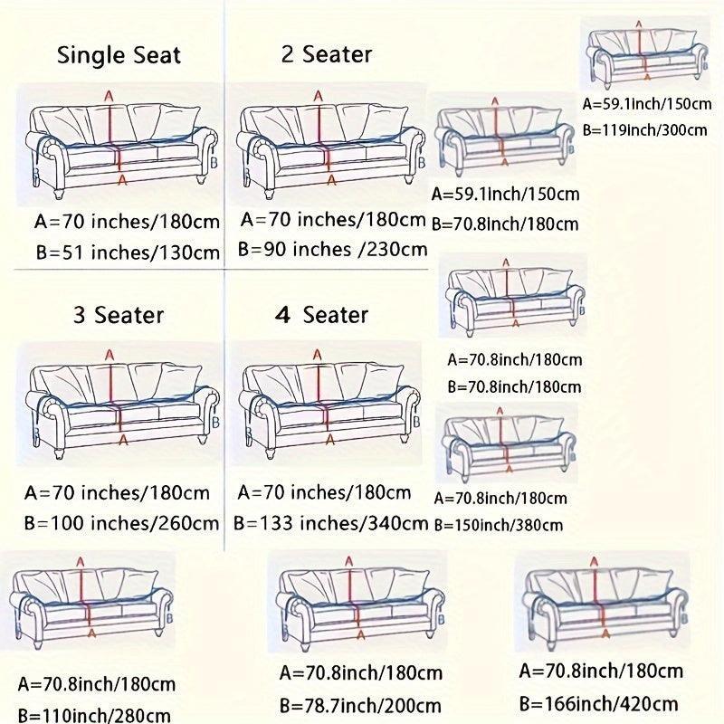 Update Sofa with Organic Couch Cover| Herringbone Chenille Tassels topspet
