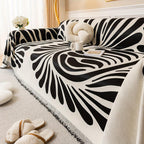 Versatile Chenille Sofa Cover - Pet-Friendly, Orange Dog Couch Cover topspet