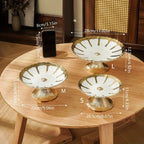 Ceramic Tray - Decorative Ceramic White