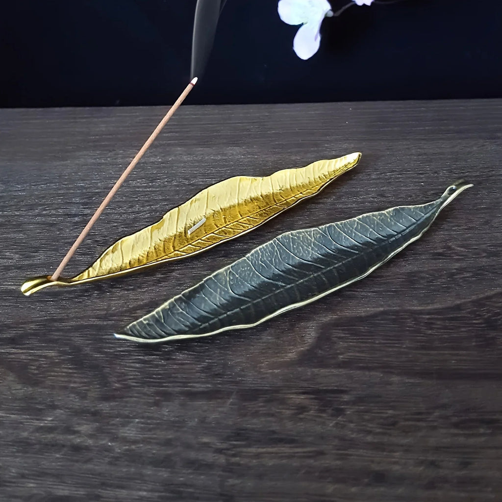 Incense Holder - Japanese Tree Leaf Design
