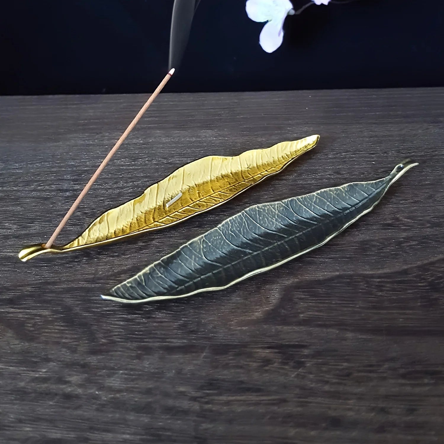 Incense Holder - Japanese Tree Leaf Design