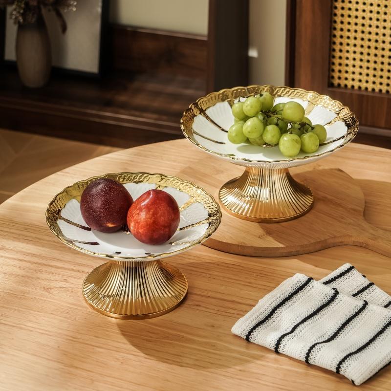 Ceramic Tray - Decorative Ceramic White