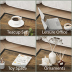 [2pcs Nordic Iron Art Tables] 2pcs Set, Minimalist Modern Nordic Iron Art Square Coffee Table and Side Tables for Living Room or Bedroom House Of Avana