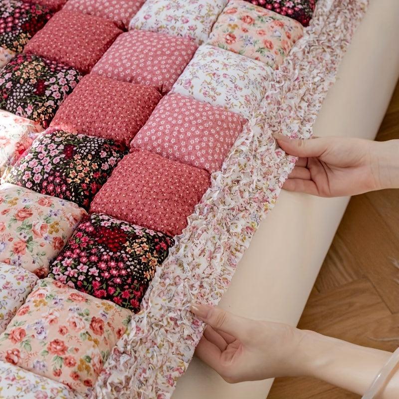 Waterproof Sofa Cover & Garden Style Patchwork Cotton Couch Pad topspet