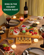 Cheese Board w/knives, 16.5"x11" Royal Craft Wood