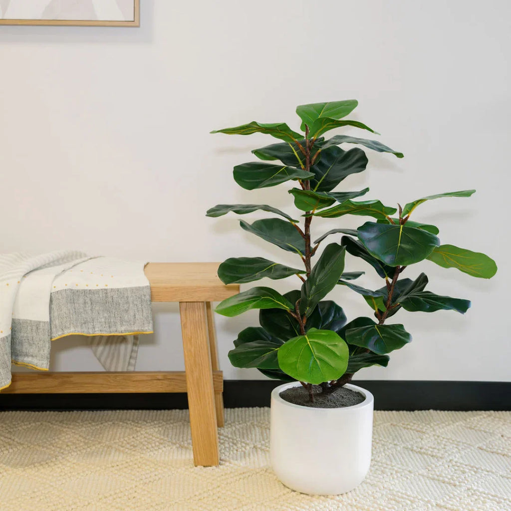 3' Faux Potted Fiddle Leaf Fig Tree CG Hunter
