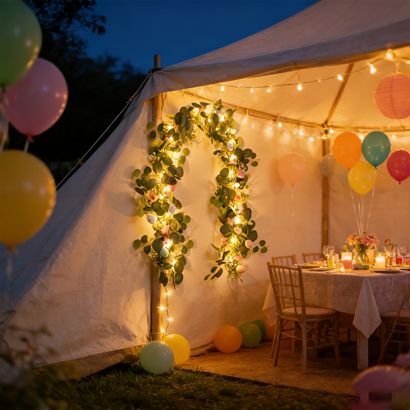 Garland - Artificial Green Eucalyptus Vine