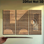 Wall Decor - Geometric Wood Abstract