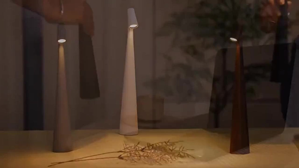 Modern LED Table Lamp with Touch Control - Rechargeable Battery-Powered Desk Light, Matte Black Finish & Adjustable Brightness for Home Office, Living Room, Bedroom Decor, Desk Lamp Rechargeable, Bedroom Lighting, Sleek Desig House Of Avana