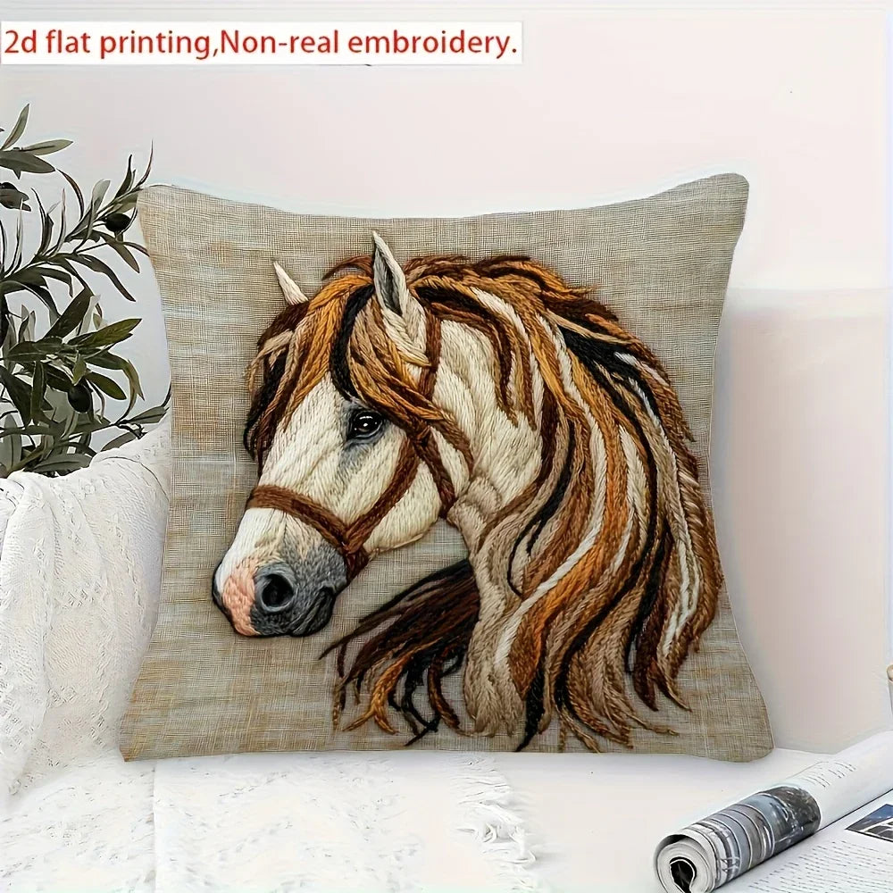 Throw Pillow - Traditional Polyester 18x18in