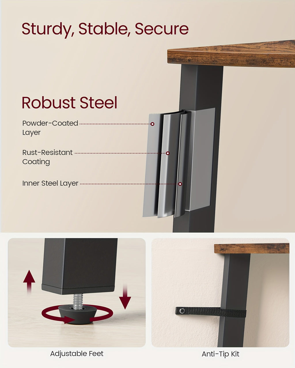 5-Tier Corner Shelf Stand - Rustic Wood & Black Metal Frame, Narrow Freestanding Design for Living Room, Bedroom, or Study - Maximize Space with Stylish Display Shelves, Preppy Room Decor House Of Avana