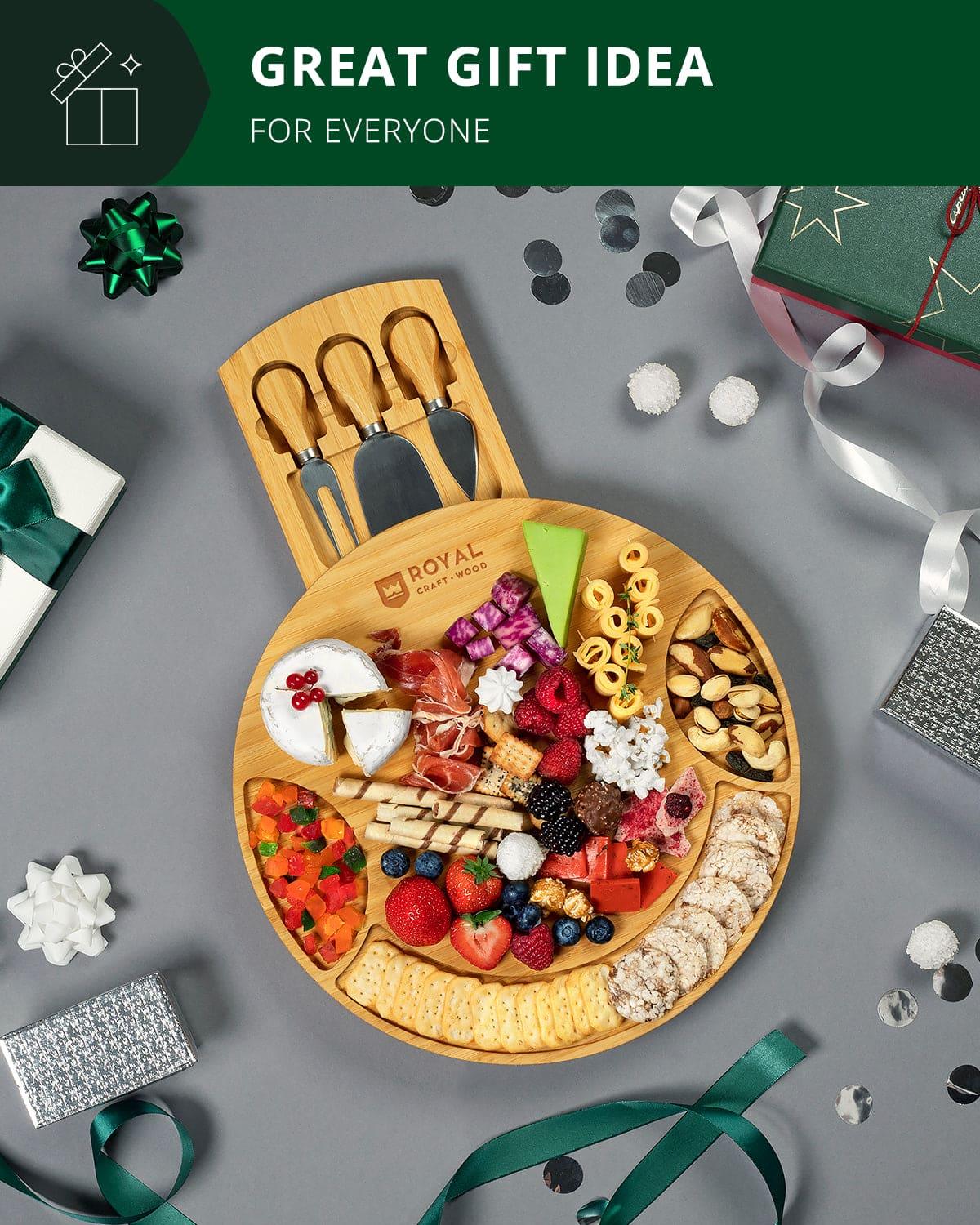 Cheese Board, Round Royal Craft Wood