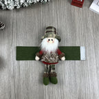 Christmas Decorations Santa Claus Snowman Reindeer Curtain Tie Window Decorations Suitable for Home and Holiday Celebrations Christmas Halloween Thanksgiving Holiday Decorations House Of Avana