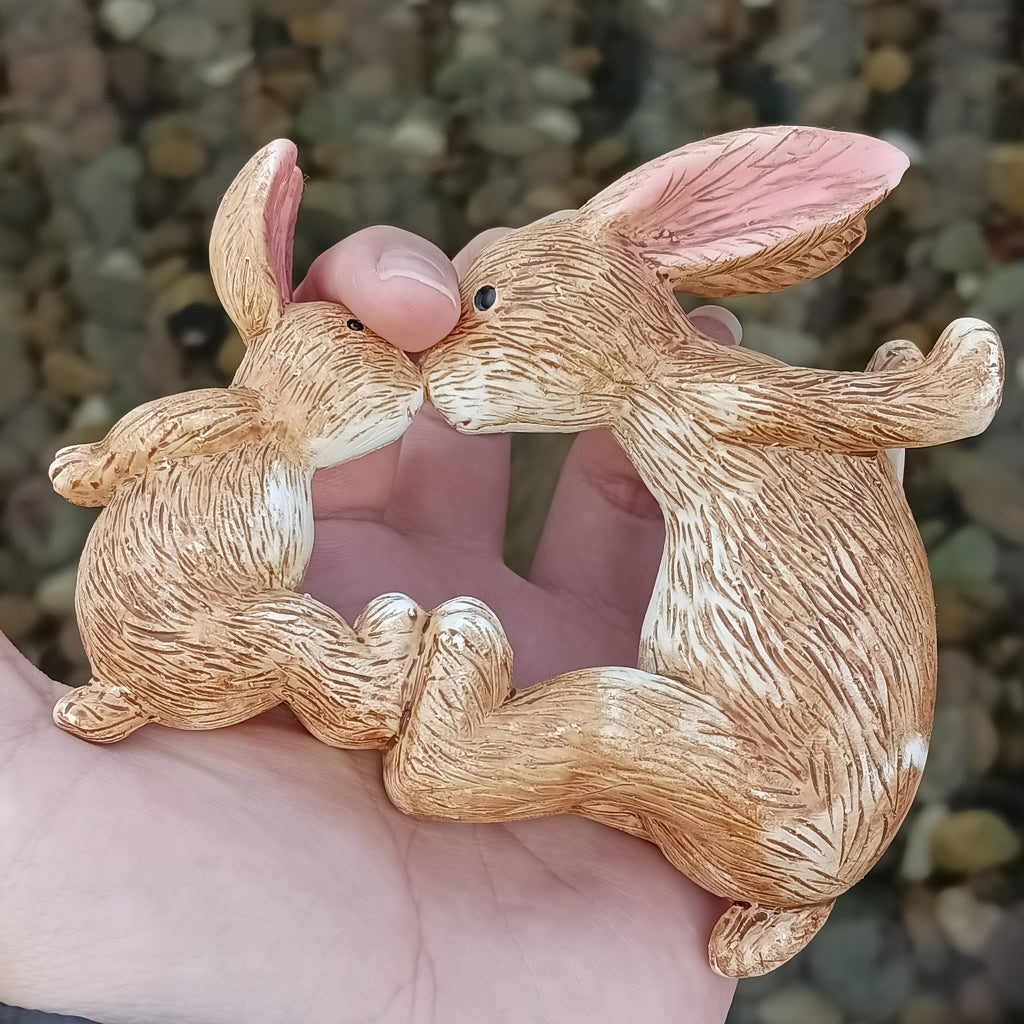 Rabbit Sculpture - Affectionate Warm White