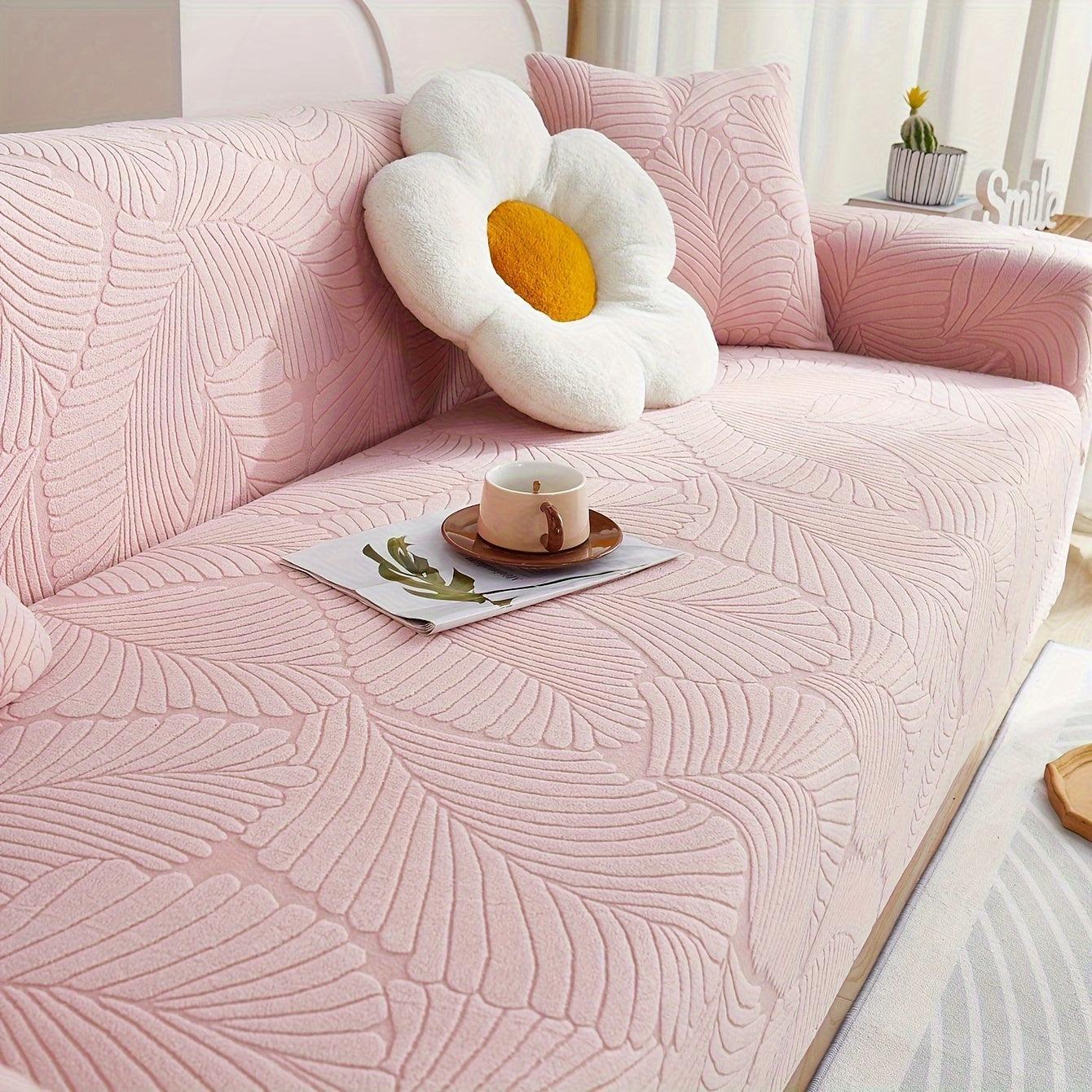 Premium Stretch Gray Couch Cover | Durable, Non-Slip & Versatile topspet