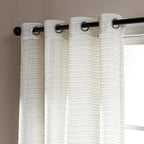 SZ Sheer Curtains 2-Piece Set for Living Room/Bedroom Sleep Zone