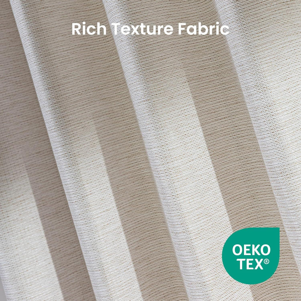 Semi-Blackout Curtains for Bedroom and Living Room Sleep Zone