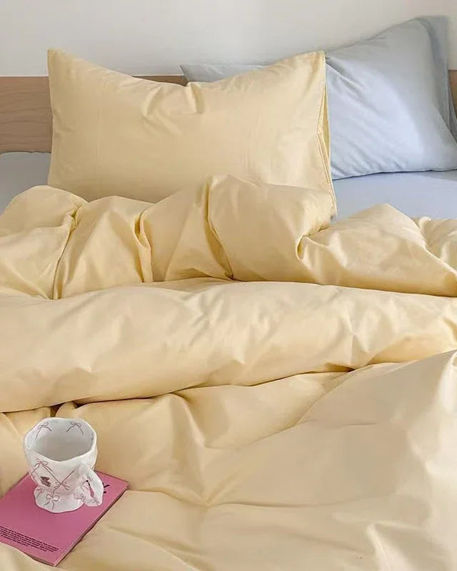 Chloe Pastel Candy Cotton Bedding Set / Mint Ever Lasting