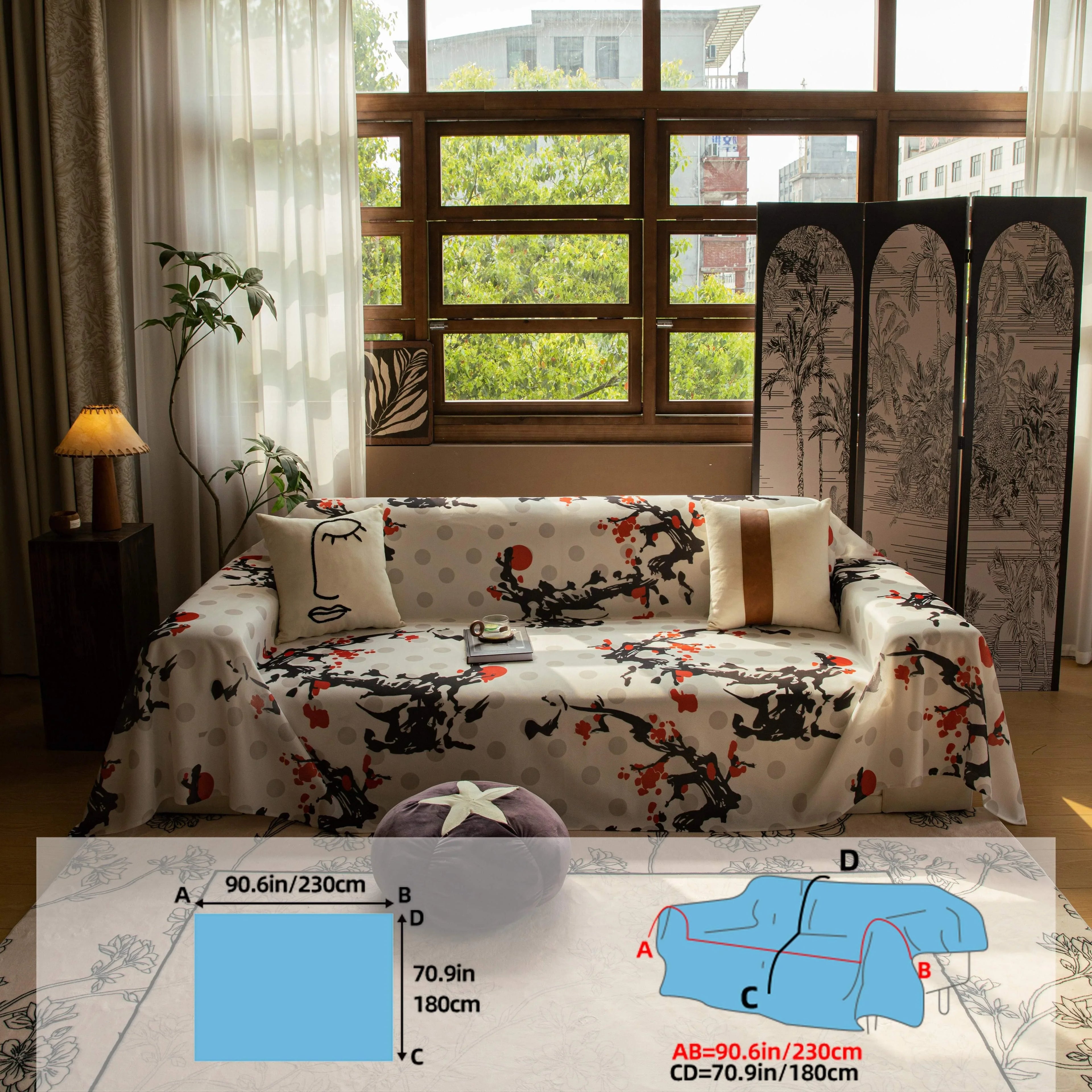 Ice Silk Extra Large Sofa Cover| Fully Protection & Cool Experience topspet