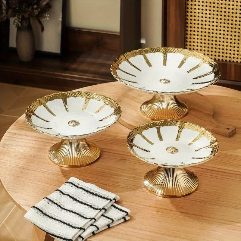 Ceramic Tray - Decorative Ceramic White