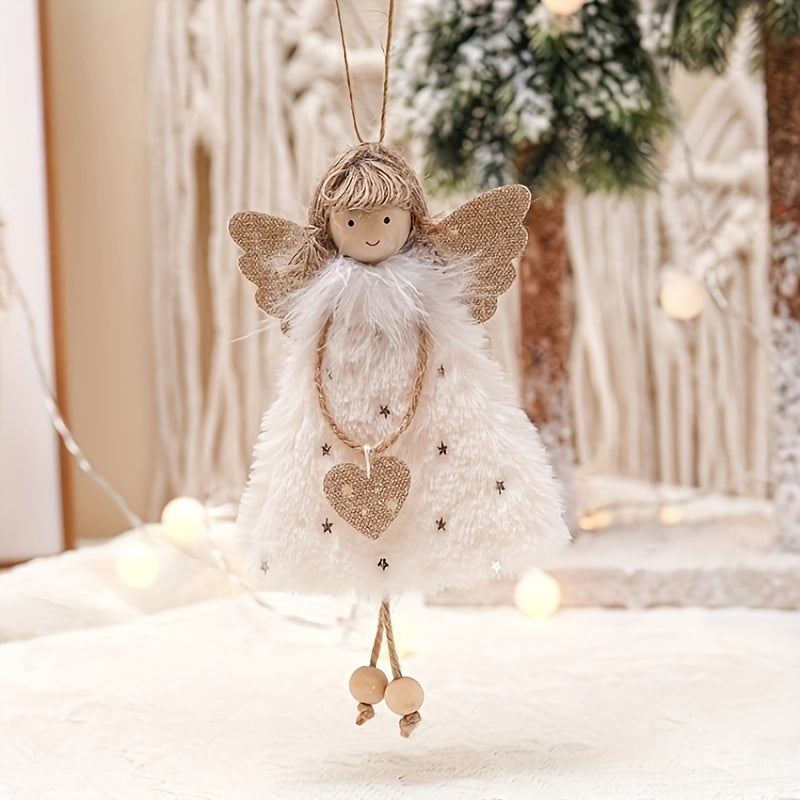 3pcs Plush Angel Doll Pendants - Perfect for Christmas, New Year's, Birthdays, Weddings & Valentine's Day Decorations House Of Avana