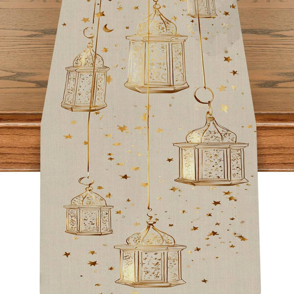 Table Runner - Arab Star Golden