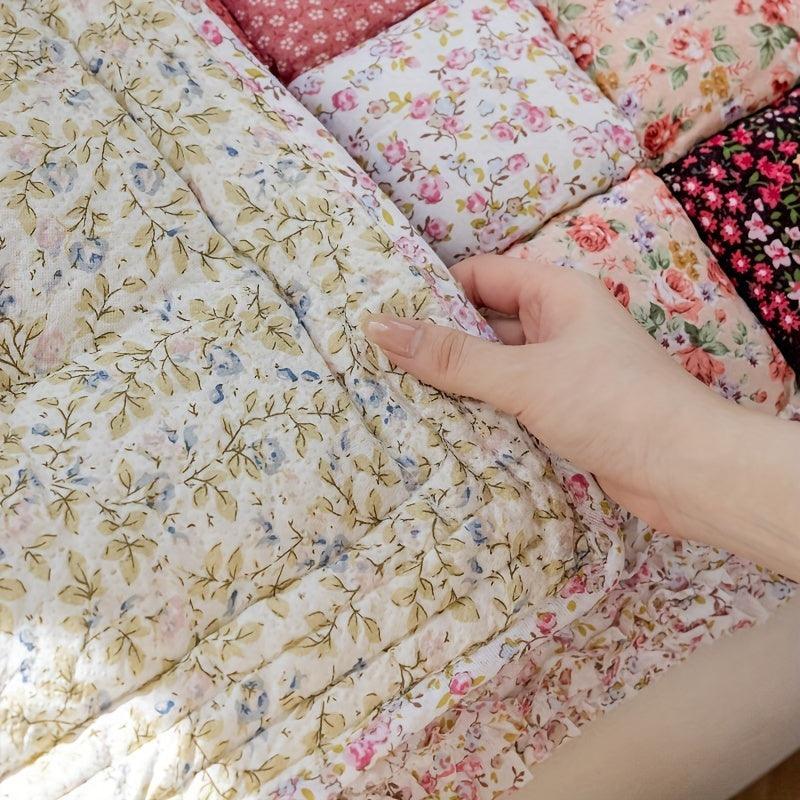 Waterproof Sofa Cover & Garden Style Patchwork Cotton Couch Pad topspet