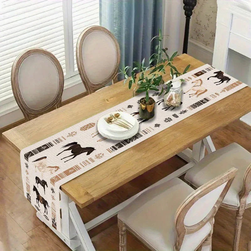 Table Runner - Rustic Polyester Western