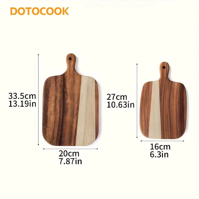 Cutting Board - Non-Porous Acacia Wood with Handle