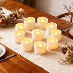Tea Lights - Flameless LED White 12 Pack