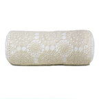 Hand Made Crochet Cotton Neckroll Pillow Mélange Home