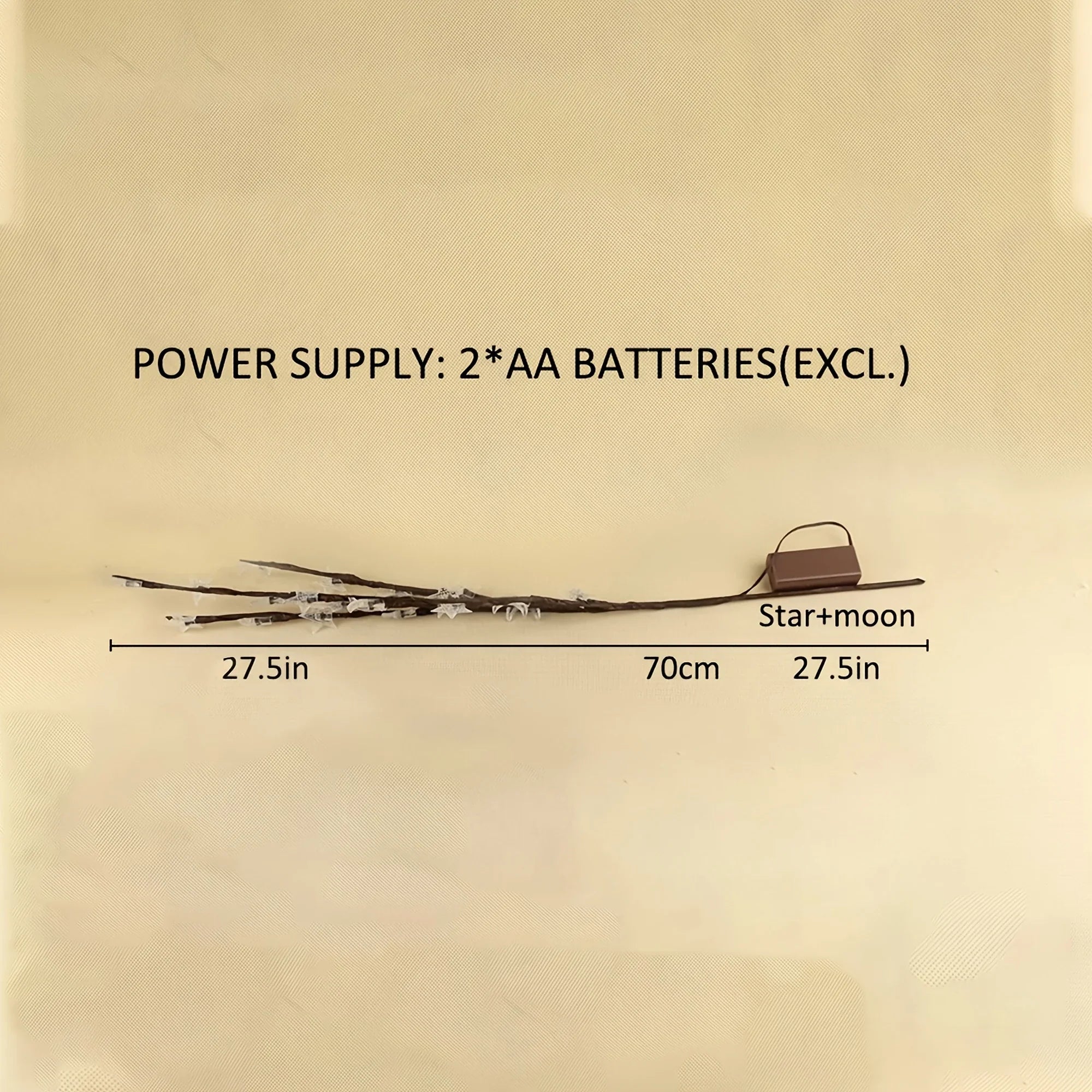 Night Light - 20 LED Plastic Branch