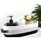 PENGTAI Unique Housewarming Basket - Handmade Bamboo & Cotton with "HOME" Design, Perfect for Couples, Clients, Women, Men - Ideal for House Buyers, Realtors, And New Apartment Gifts, Housewarming Gift|Unique Housewarming Bas House Of Avana
